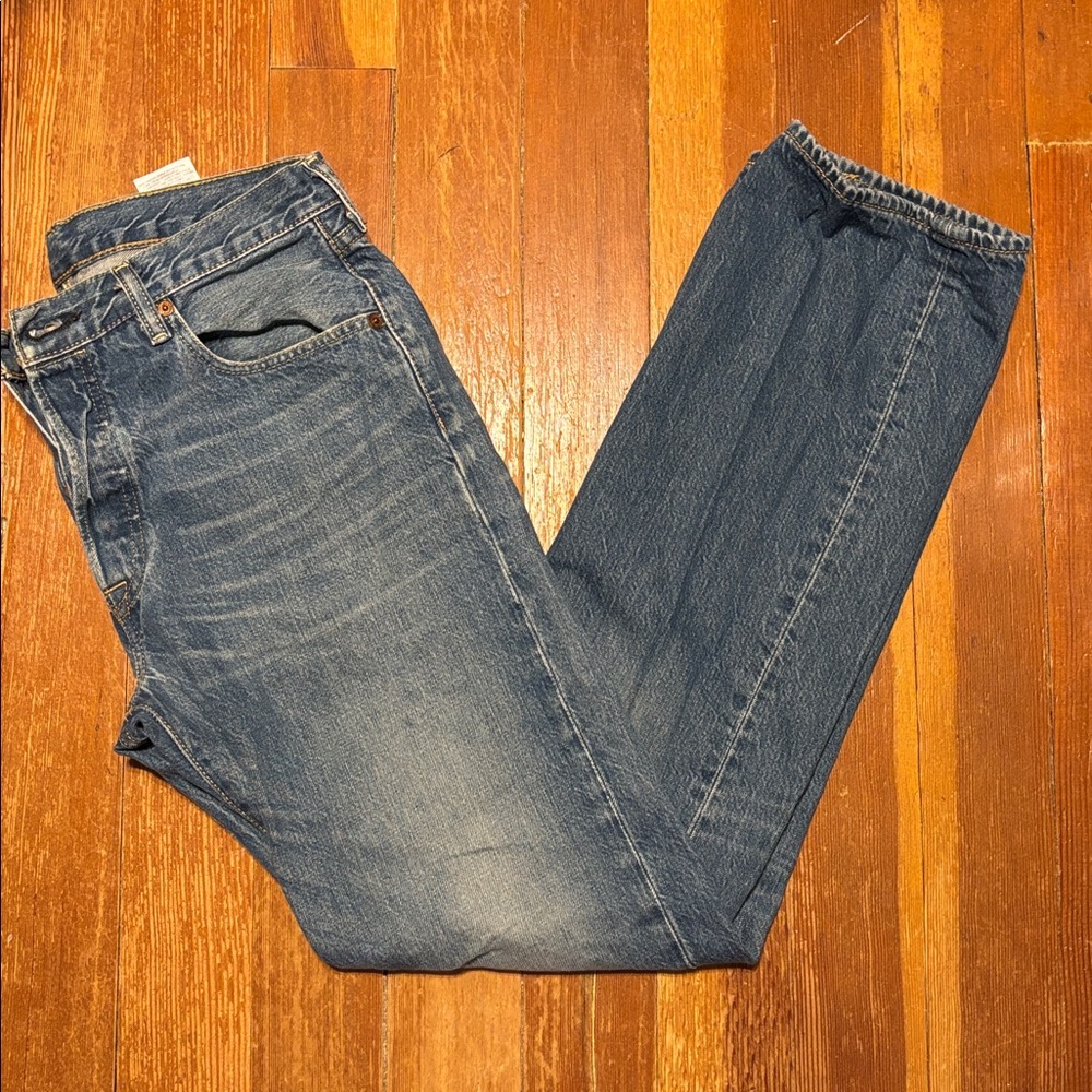 Levi's 501 Button Fly Jeans 2015 Denim Men's W32 L34